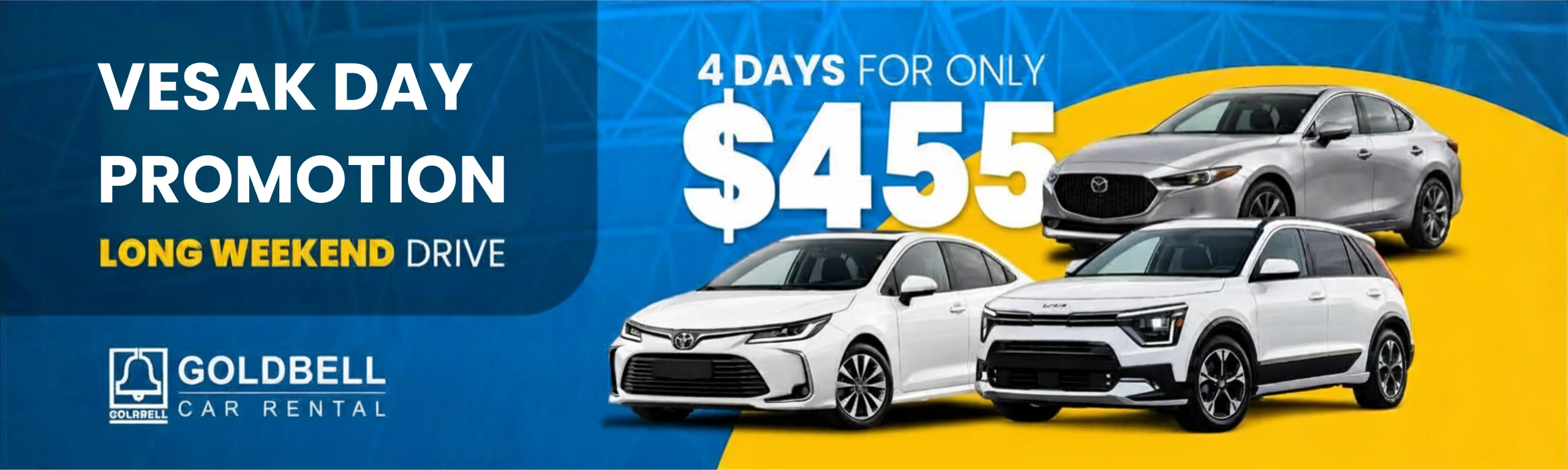 Vesak Day Long Weekend Drive – 4 Days from $455