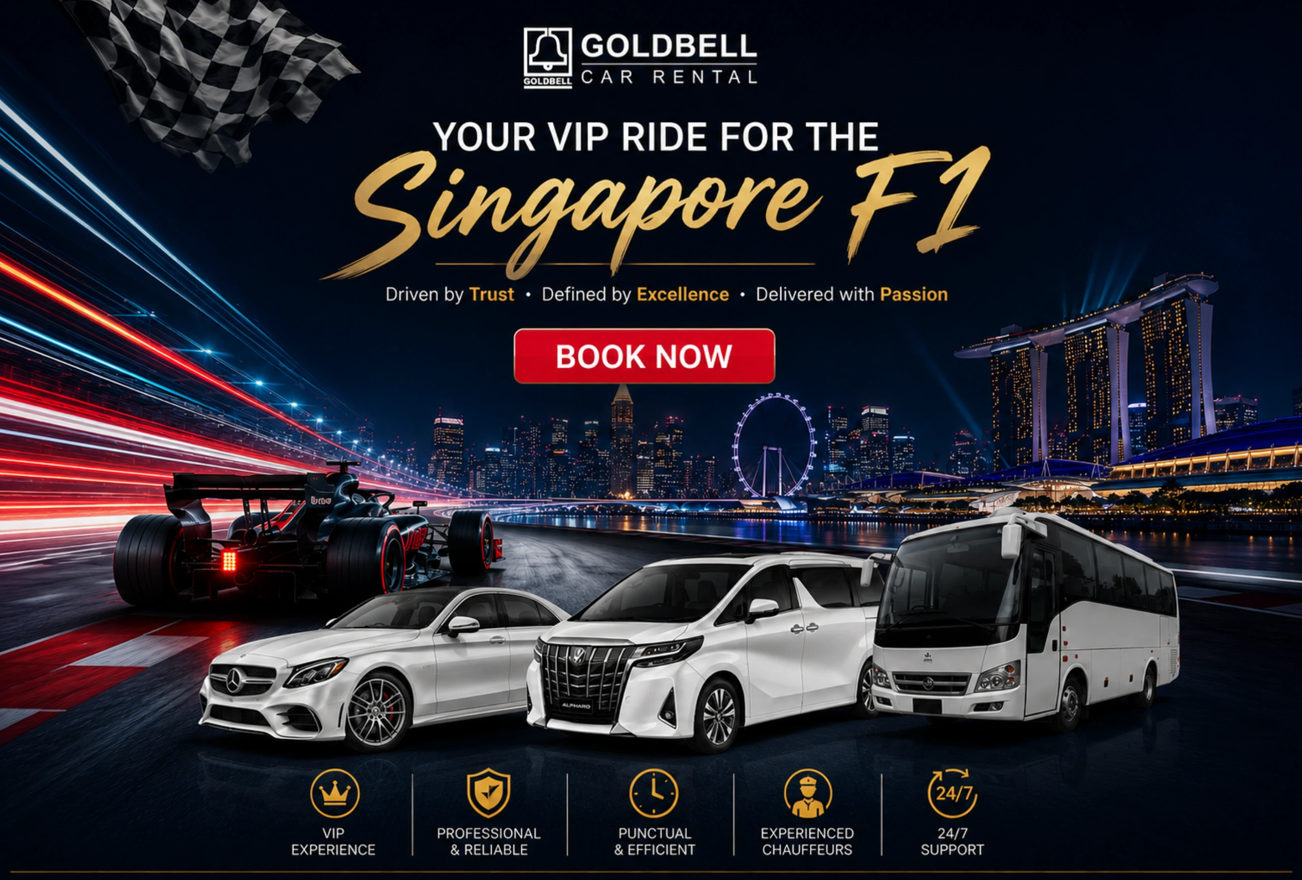 Your VIP Ride for Singapore F1