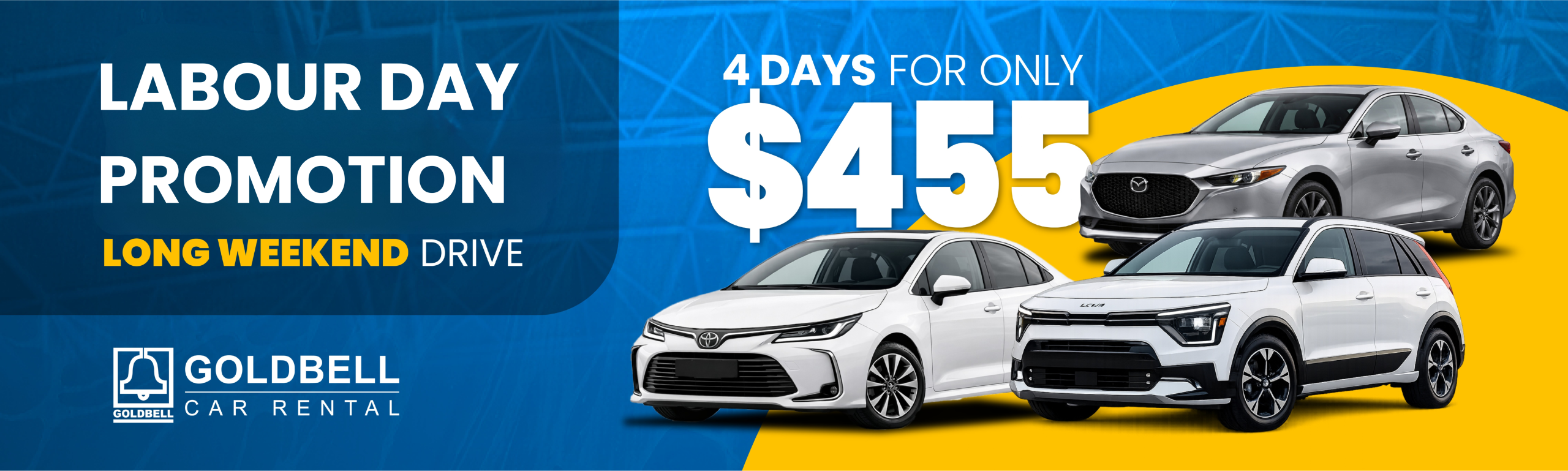 Labour Day Long Weekend Drive – 4 Days from $455